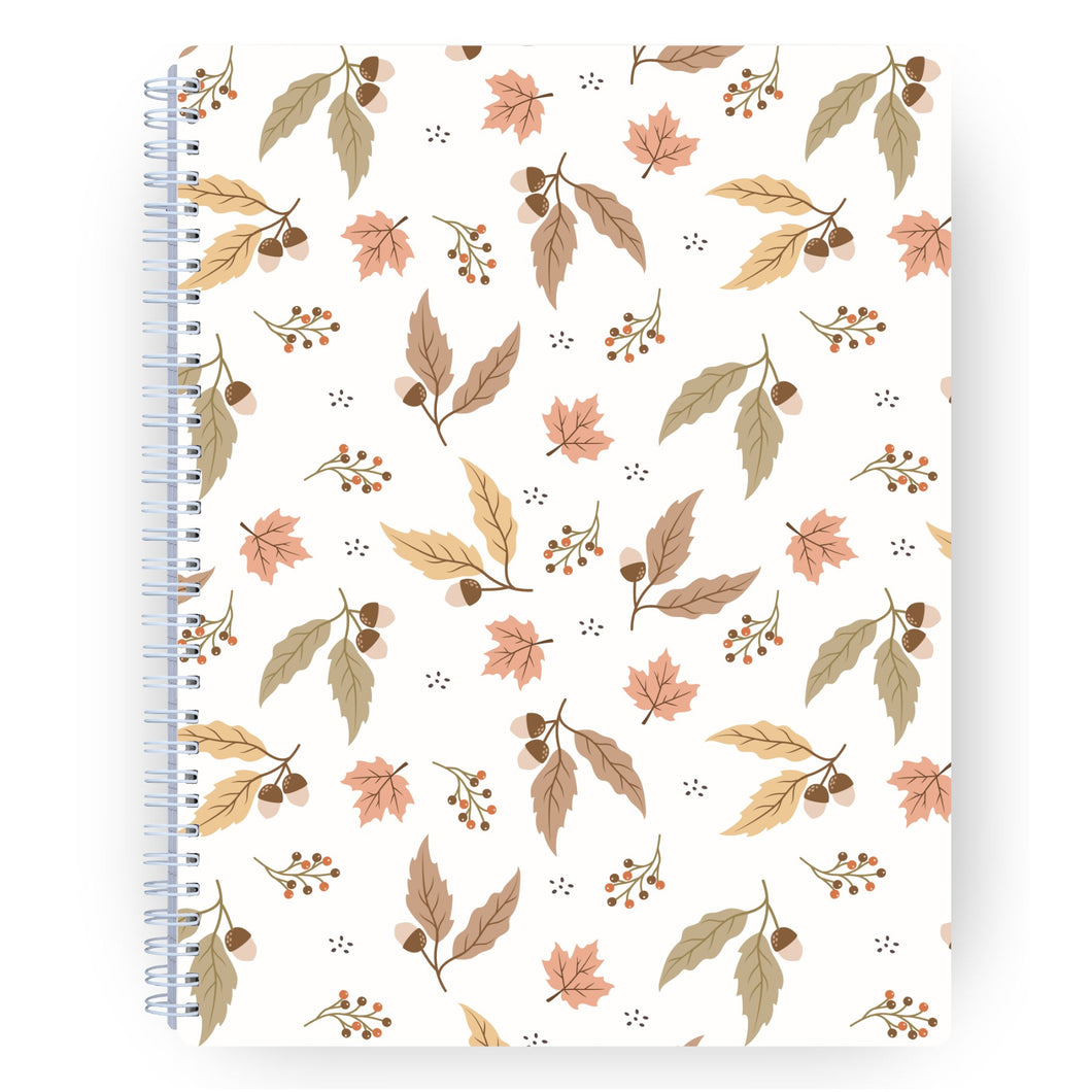 Acorn & Berry Lined Notebook