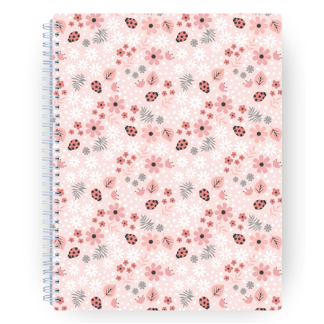 Pink Ladybug Notebook