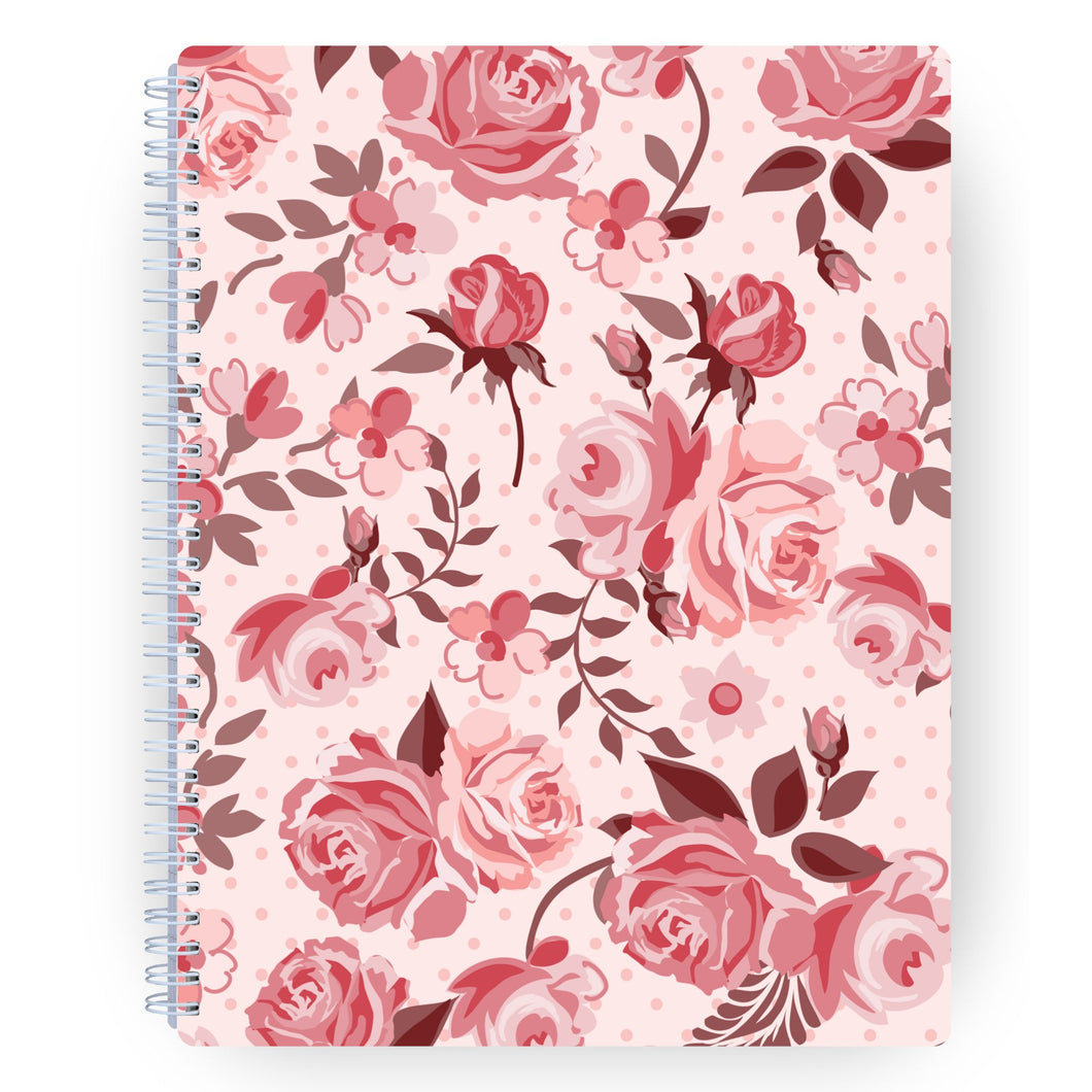 Pink Roses Notebook