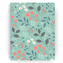 Load image into Gallery viewer, Wildflower &amp; Mint Notebook
