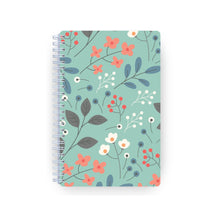 Load image into Gallery viewer, Wildflower &amp; Mint Notebook
